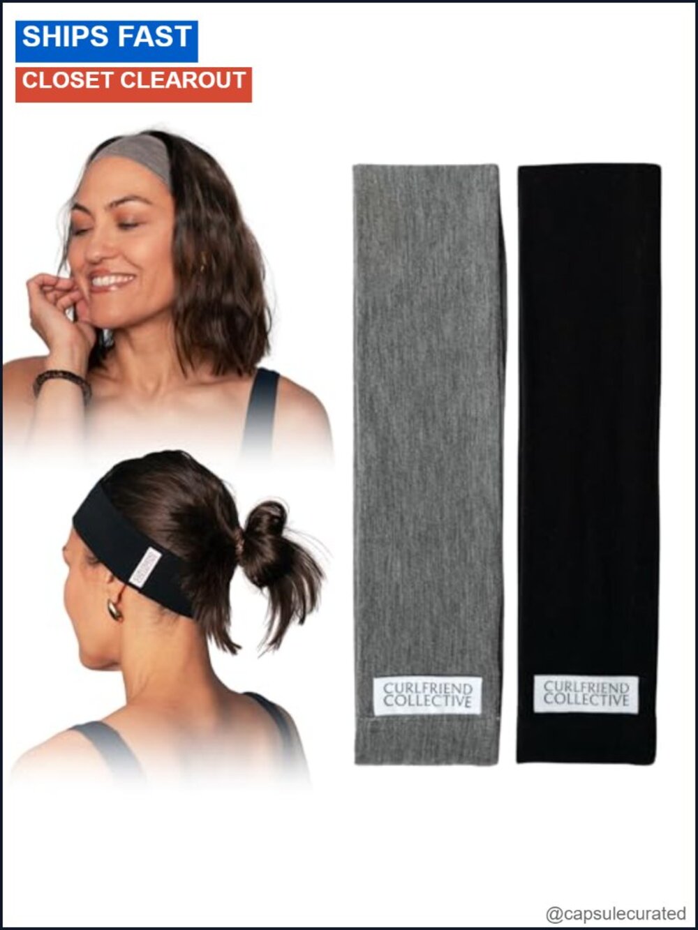 TENCEL Wool Blend Non-Slip Headband Sweat-Wicking for Workouts Yoga